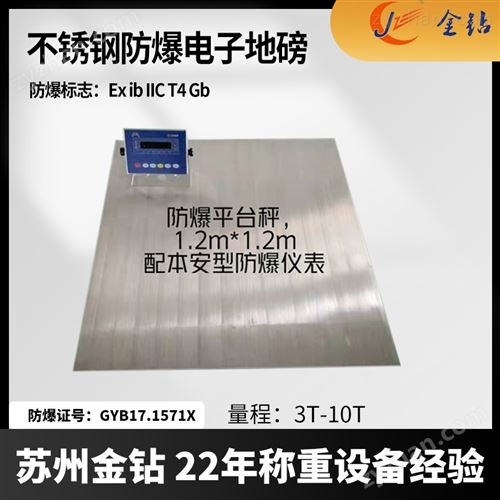 3吨防爆地磅